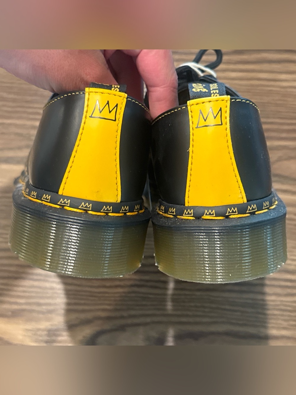 Men’s Size 5 / Womens Size 6 Dr. Martens Jean-Michael Basquiat 1461 Derby Oxford - Picture 6 of 10